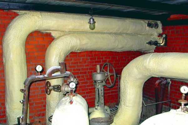 Утепление труб отопления в подвале смета